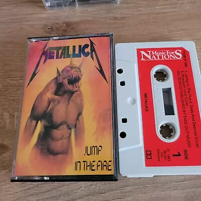 Cassette  Metallica Jump In The Fire Paper Labels • £15.99