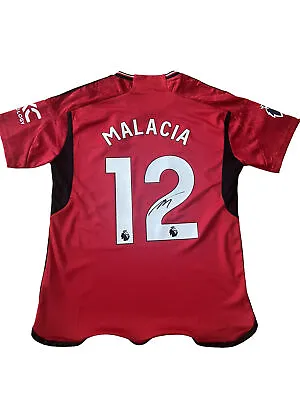 Tyrell Malacia Signed Man Utd 23/24 Home Shirt • £79.99