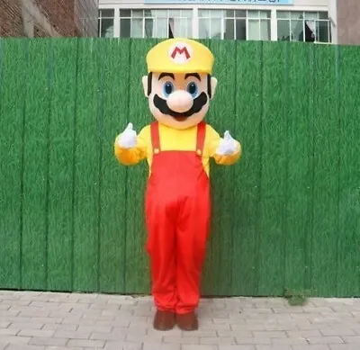 Super Mario Mascot Costume Cosplay Party Fancy Dress Brothers Suits Adult Size • $117.03