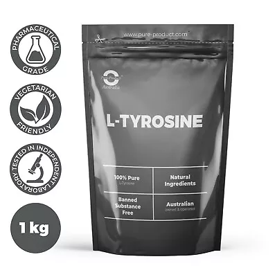 1kg PHARMACEUTICAL GRADE 100% PURE L Tyrosine AMINO ACID POWDER • $68