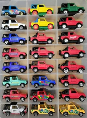 Maisto Lot 24 Suzuki Sj Samurai 4x4 Toys Street Roader Jeeps 1/64 Diecast  • $995