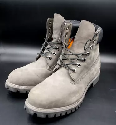 Timberland 6  Premium Boot Men 10.5 M Gray 7 Eyelet 6609a 3098 400 Gram • $85