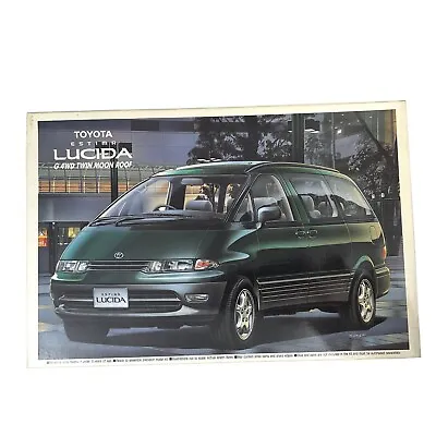 Aoshima RV-5 Toyota Estima Lucida G 4WD Twin Moon Roof Model Kit 01534 • $70.39