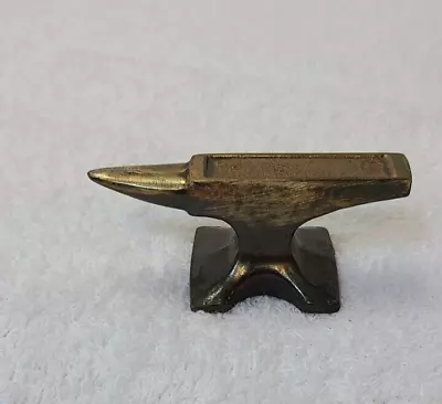 Vintage Mini Brass Jewelers Smiths Anvil 5.55 OZ STENTOR TOOL & MFG CO ST LOUIS • $24.99