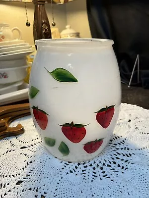 Bartlett Collins Strawberry Hand Painted Cookie Jar--NO LID • $12.99