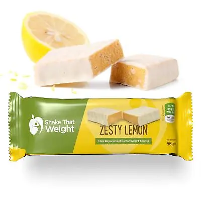 £2.30 • Buy Lemon And White Choc High Protein Meal Replacement Diet Bar - Shake That Weight