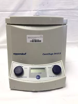 Eppendorf 5415D Centrifuge Doesn't Power Up No Rotor No Cracks AS IS • $99.99