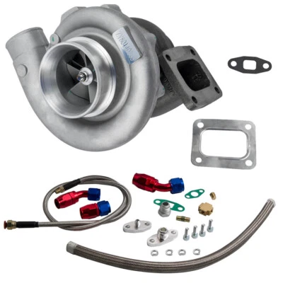 $235.97 • Buy T76 Turbocharger Exducer 64.3mm  76mm Compressor  Oil Return/feed  Line New