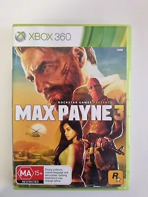 Max Payne 3 - Xbox 360 - MANUAL - 2 DISCS • $14.99