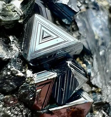 184 GR. Full & Well Terminated Magnetite Crystals Cluster On Matrix @ AFG • $249.99