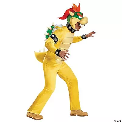 Adults Deluxe Super Mario Bros.  ; Bowser Costume - Xxl • $73.75
