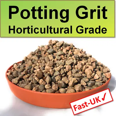 Garden Potting Grit Washed Pure Grow Lime Free Draining Pot Soil 0.5  1 2 Kg • £7.99
