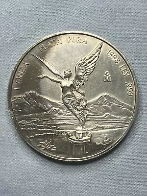 1998-Mo Libertad Silver 1 Oz With Toning • $355.01