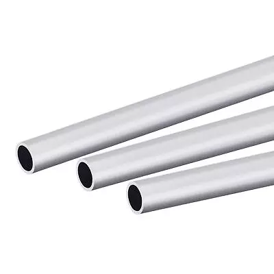 3pcs 6063 Aluminum Round Tube 10mm OD 8mm Inner Dia 250mm Length Pipe Tubing • $15.79