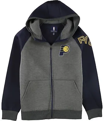 G-III Sports Mens Indiana Pacers Scuba Hoodie Sweatshirt Grey Large • $49.59