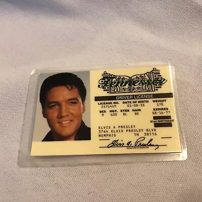 Elvis Presley Drivers License - Souvenir  • $9.99