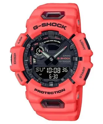 Casio Men's Orange Watch G-Shock Step Count Bluetooth GBA-900-4A • $184.50