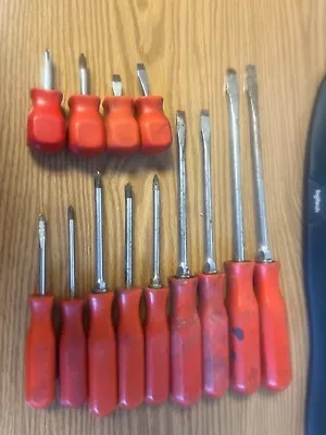 Mac Tools -- 13 Piece Screwdriver Set -- 7 Flat Head And 6 Phillips • $149.99