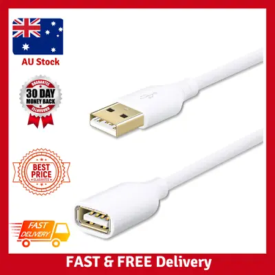 $13.10 • Buy Fasgear [10ft/3m] USB 2.0 Extension Cable - A Male To A Female Charging And Sync