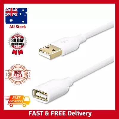 Fasgear [10ft/3m] USB 2.0 Extension Cable - A Male To A Female Charging And Sync • $16.88