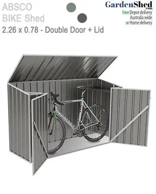 Absco Bike Shed 2.26m(W) X 0.78m(D) • $555.50