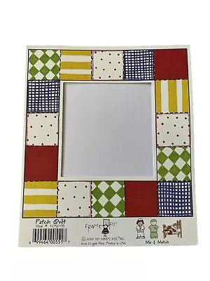 PATCH QUILT Die-Cut “Frame Ups” FRAME(5”x5”)My Minds Eye •Country•Check•Dots• • $2.59