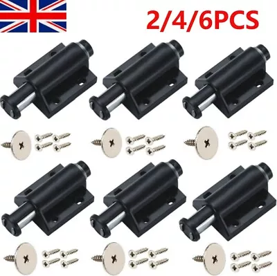 Magnetic Pressure Catch Push To Open Latch Kitchen Cupboard Drawer Cabinet Door • £4.39