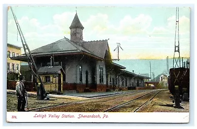 Lehigh Valley Station Shenandoah PA Pennsylvania Postcard F8 • $19.99