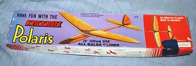 Vintage Keil Kraft Polaris Vintage KK0001  Balsa Glider 20  Span Made In ENGLAND • $49.95