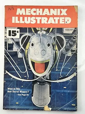 Mechanix Illustrated Magazine - Feb 1951 - New Secret Weapon Under Water Cats • $8.95