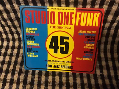 STUDIO ONE FUNK Soul Jazz Records CD Jackie Mittoo VARIOUS Delroy Wilson • £5