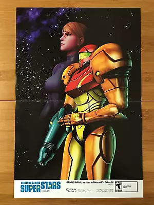 2011 Metroid Other M / Super Mario 3D Land 2-Sided Poster Nintendo Wii 3DS Samus • $25.49