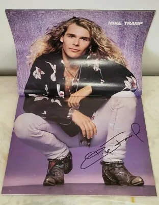 Mike Tramp Rock N Roll Signed Vintage Superteen Photo Album Fold Out Poster Rare • $37.49