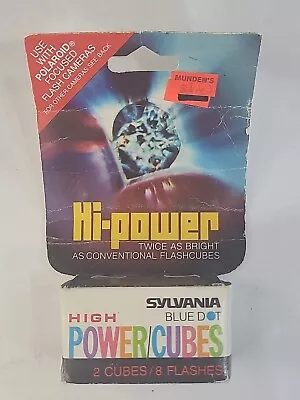 Vintage Flash Cubes Sylvania Power Cubes Blue Dot Polaroid Hi-power In Box • $4.77