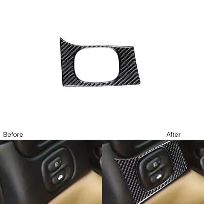 For Chevrolet Corvette C5 98-04 Carbon Fiber Headlight Switch Button Panel Cover • $8.73
