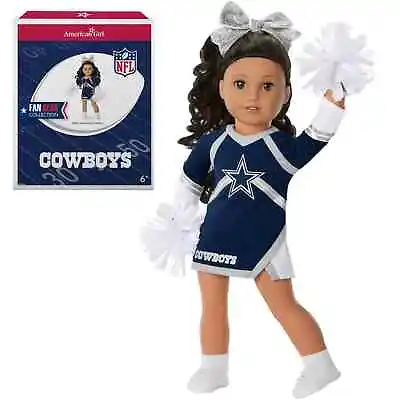 American Girl Doll NFL DALLAS COWBOYS Cheer Uniform Cheerleader OUTFIT Pom Poms+ • $162.72