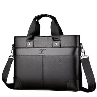 New Business Men Briefcase Totes Messenger Bag Leather Laptop Handbag • $29.99