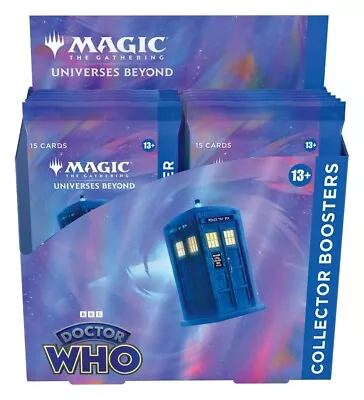 Magic The Gathering Doctor Who Collector Booster Box Sealed (PRE ORDER OCTOBER) • $329.99