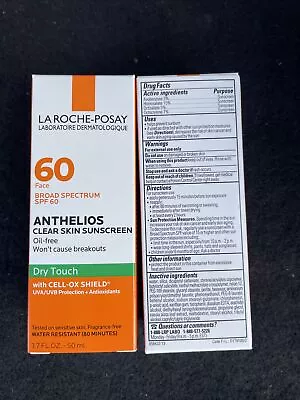 La Roche-Posay Anthelios Sunscreen 2-Pack Clear Skin Fast Drying. • $19.99