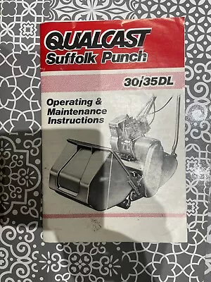Qualcast / Suffolk Operating / Maintenance Book • £5