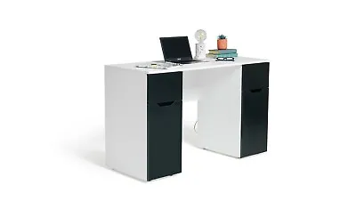 Habitat Pod Double Pedestal Desk - Black • £139.49