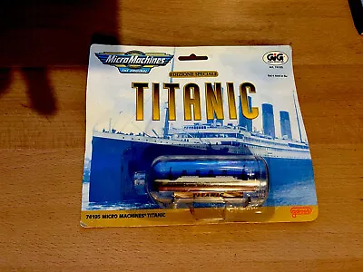 TITANIC Micro Machines Special Edition Galoob Toy 1998 Spanish Description • £10