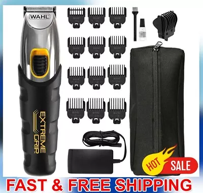 Wahl Pro Extreme Grip Lithium Ion Cordless Beard & Stubble Hair Trimmer • £27.99