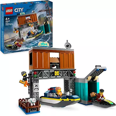 LEGO® City Police Speedboat And Crooks' Hideout 60417 Boat ToyFor Kids Aged 6 P • $56.99