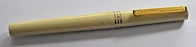 Vintage Osmiroid Easy Change Pen - White Barrel And Cap -  B2  Nib - Cart Fill • $10