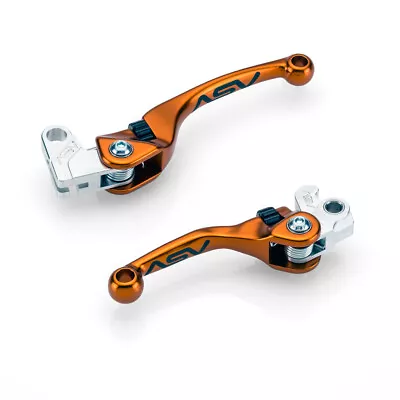 2024 KTM 500 XW-F ASV Inventions F4 Series Brake & Clutch Lever PAIR PACK Orange • $175