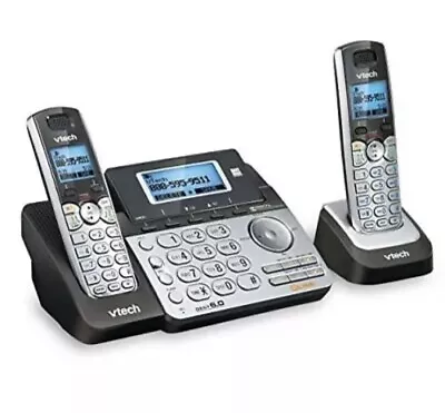 VTech DS6151-2 2 Handset 2-Line Cordless Phone System For Home Or 2 Handsets  • $59.99