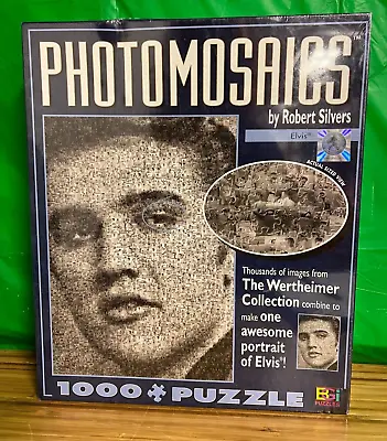 Elvis Presley Photomosaics 1000 Piece Puzzle -Wertheimer Collection • $21.33