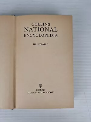 Collins National Encyclopedia Illustrated Very Rare Encyclopedic Book Hardcover • £25.82