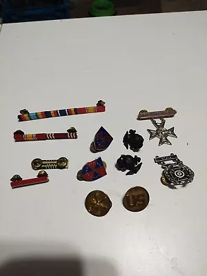 Us Military Medals And Pins Lot Of 12  • $25